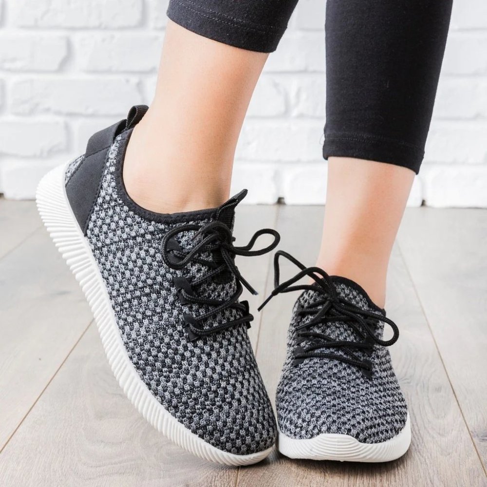 Anna Women Comfortable Lightweight Fly knit Athleisure Tennis Shoes